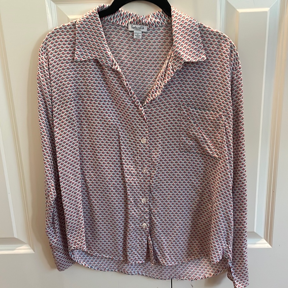 Splendid long-sleeved rayon shirt